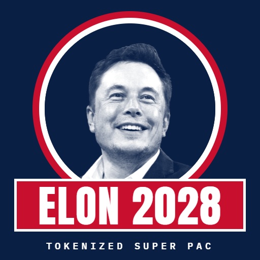 Elon 2028 token logo